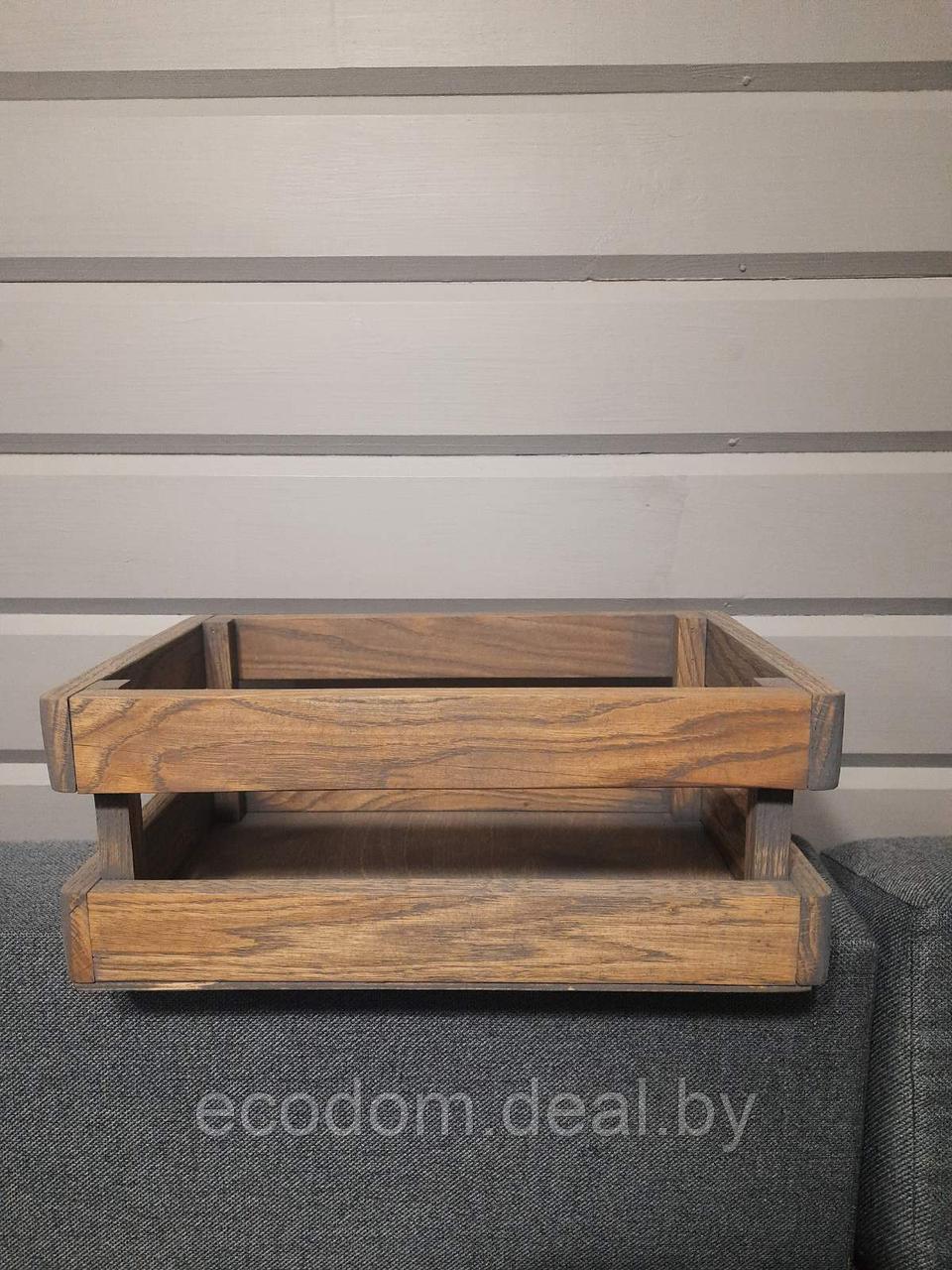 Ящик деревянный, дуб - фото 6 - id-p194284942