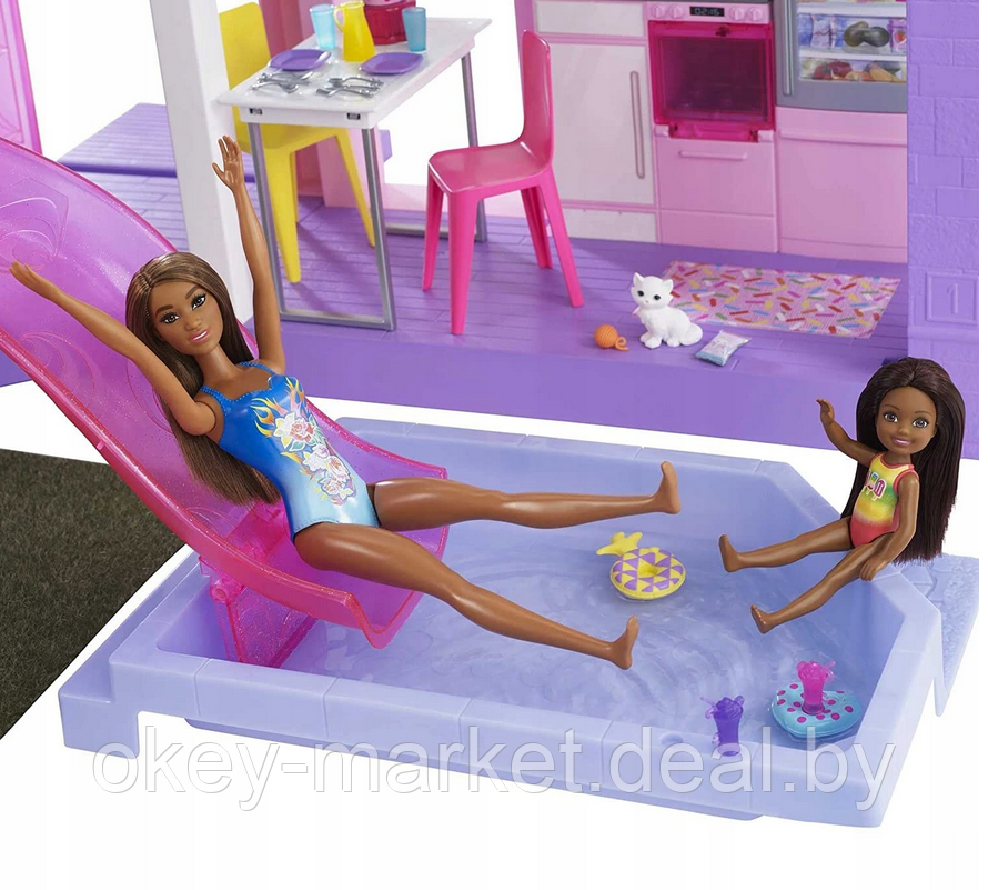 Игровой набор Barbie Дом мечты Dreamhouse со светом и звуками HCD51 - фото 2 - id-p194617740