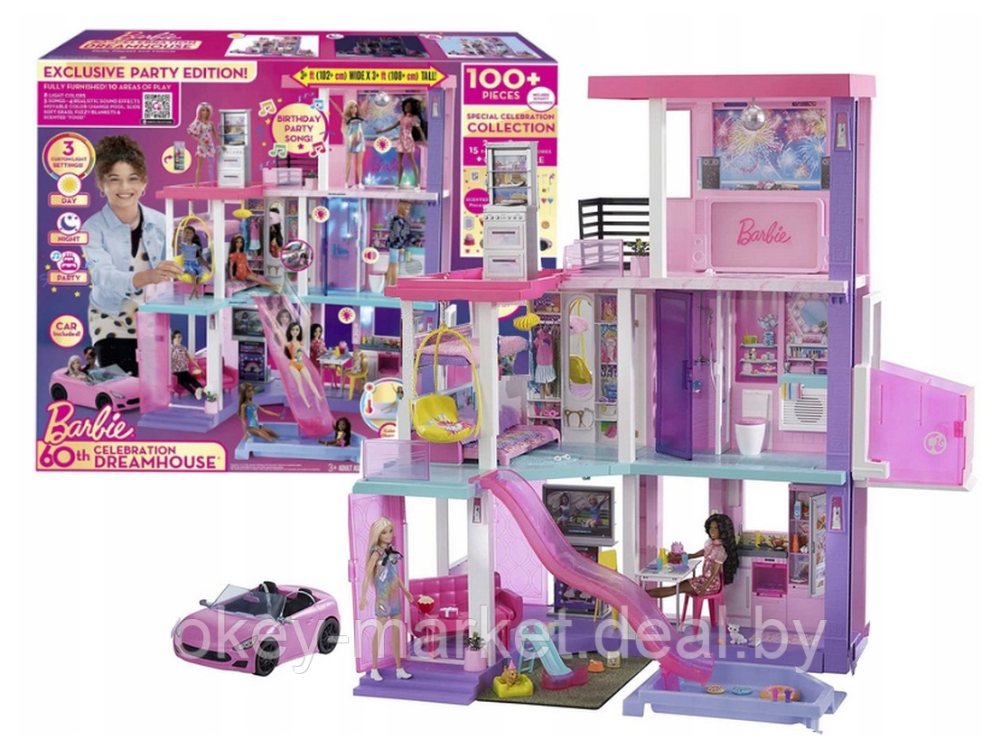 Игровой набор Barbie Дом мечты Dreamhouse со светом и звуками HCD51 - фото 4 - id-p194617740