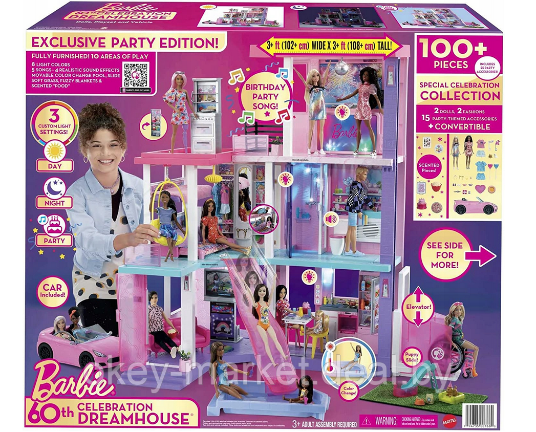 Игровой набор Barbie Дом мечты Dreamhouse со светом и звуками HCD51 - фото 6 - id-p194617740