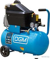 Компрессор DGM AC-127 (235 л/мин, 8 атм, коаксиальный, масляный, ресив. 24 л, 220 В, 1.50 кВт)