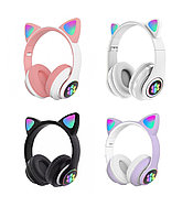 Наушники со светящимися ушками CAT EAR | Разные цвета | Беспроводные