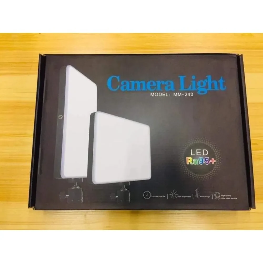 Светодиодная лампа для фотостудии Camera light MM-240 с пультом - фото 7 - id-p194626813