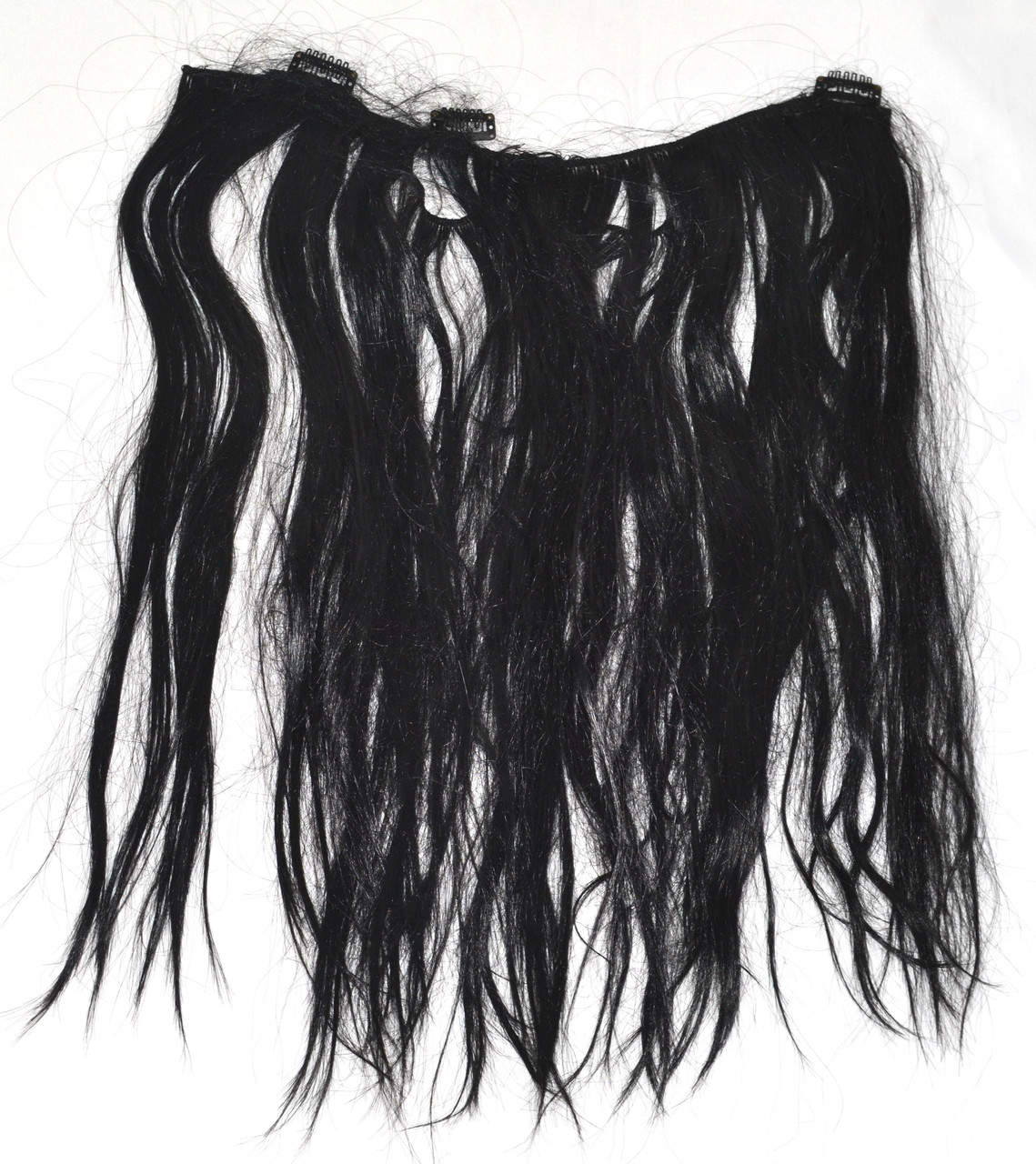 Пряди черных прямых волос - фото 1 - id-p194651325