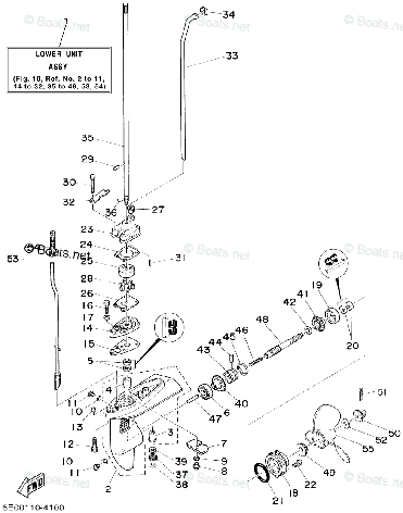 Сальник гребного вала  (2шт)  YAMAHA 93101-13M12, фото 2