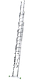 Лестница алюминиевая трехсекционная 3x15 ступеней NV2220 Новая высота 2230315, фото 3