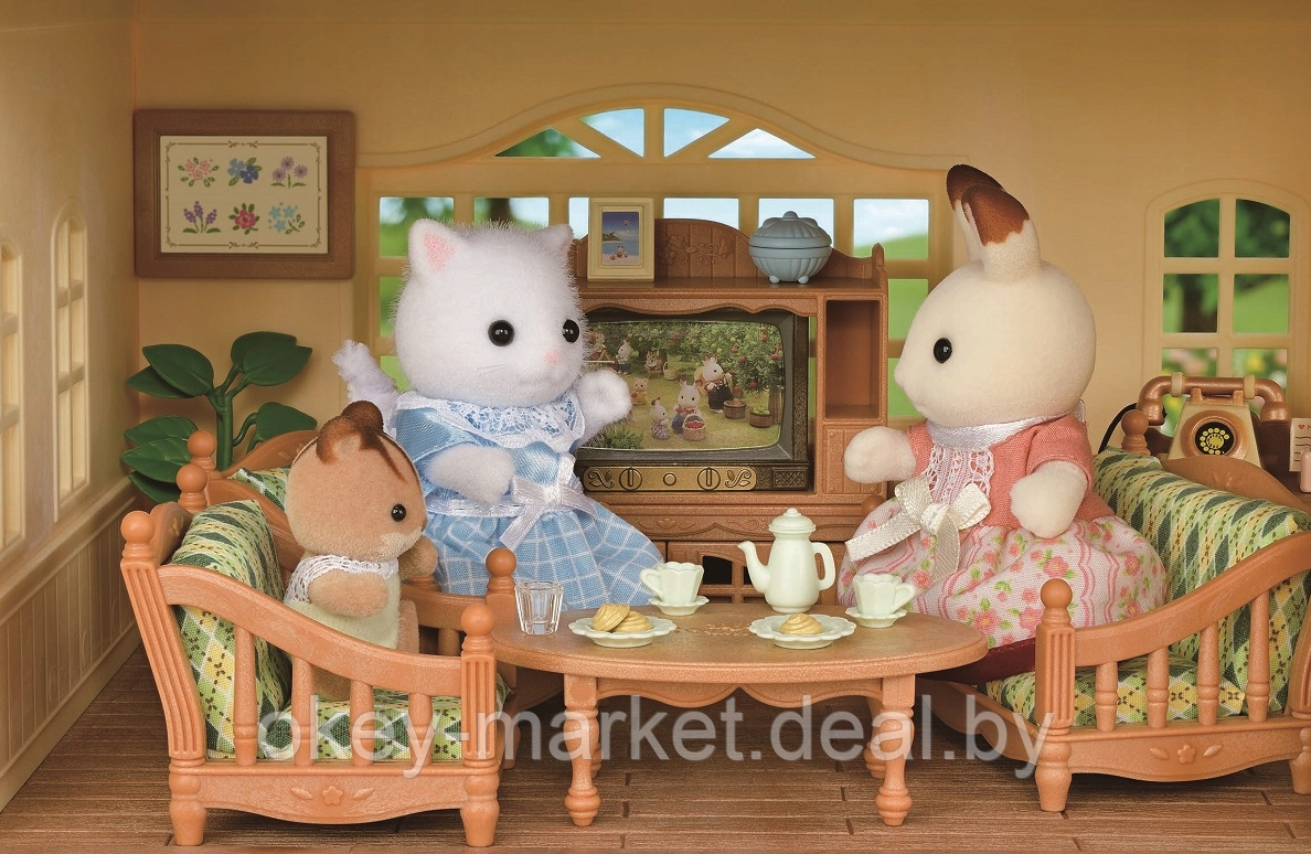 Игровой набор Sylvanian Families Большой дом с навесом для машины (гаражом) 5669 - фото 4 - id-p194660122