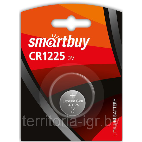 Литиевой элемент питания CR1225/1B Smartbuy