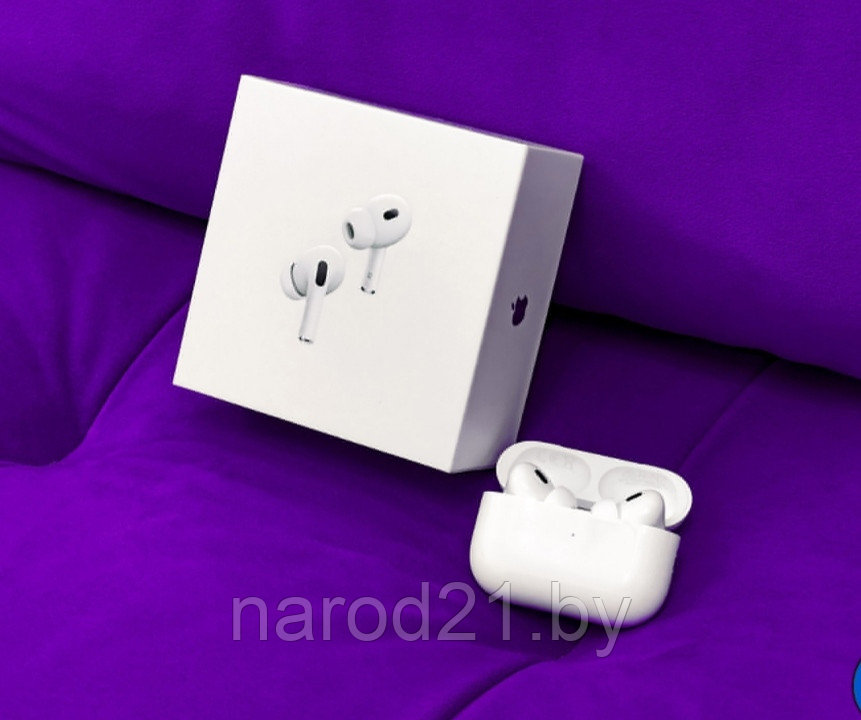 AirPods Pro 2 Premium с шумоподавлением наушники беспроводные - фото 1 - id-p117439733