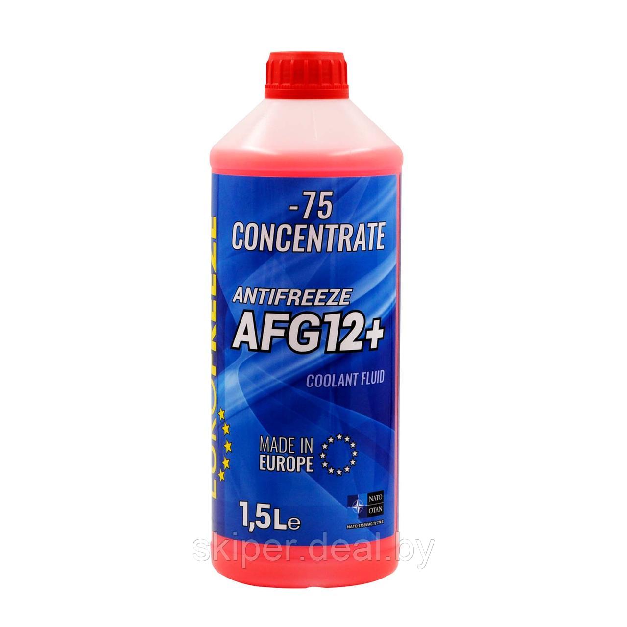 Концентрат жидкости охлаждающей низкозамерзающей EUROFREEZE Antifreeze AFG 12+ 1,5л - фото 1 - id-p194717781