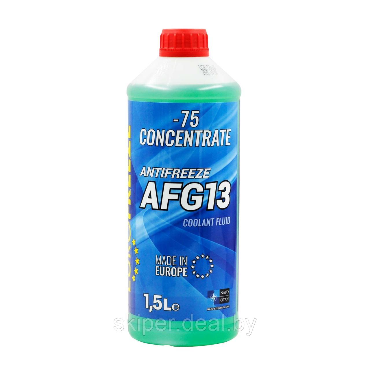 Концентрат жидкости охлаждающей низкозамерзающей EUROFREEZE Antifreeze AFG 13 1,5л - фото 1 - id-p194717782