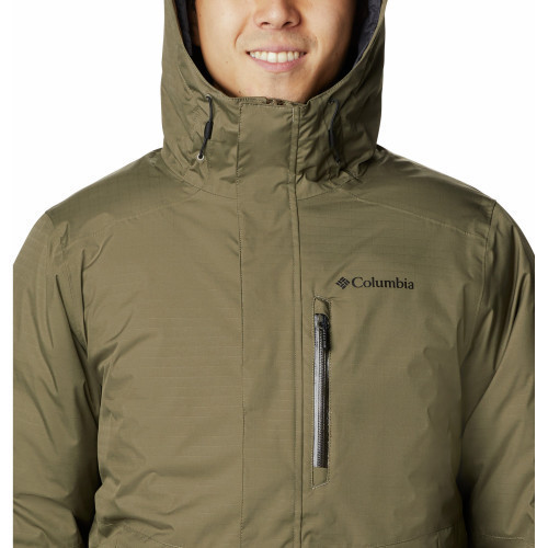 Куртка утепленная мужская COLUMBIA Oak Harbor Insulated Jacket зелёный - фото 2 - id-p191361258