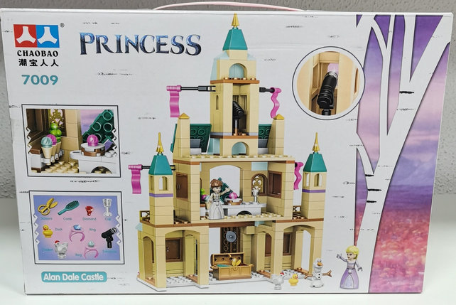 Конструктор для девочек 7009 Замок принцессы 360+ деталей (EXA050), фото 2