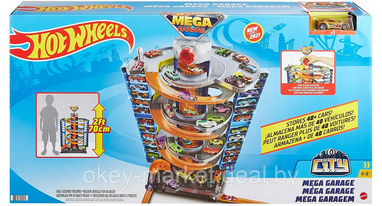 Игровой набор Hot Wheels Мегагараж GTT95 - фото 9 - id-p194741439