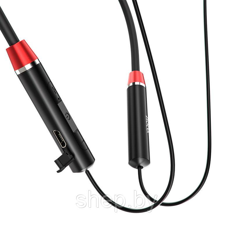 Беспроводные наушники Hoco ES53 (спортивные), цвет: черный,красный - фото 3 - id-p194741541