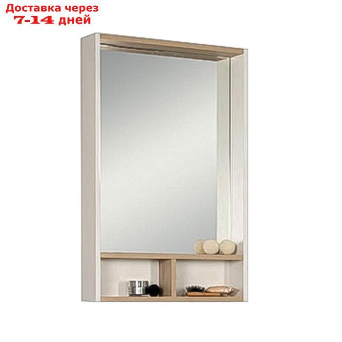 Шкаф-зеркало "Йорк 55", цвет белый ясень - фото 1 - id-p193952388