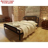 Кровать "Инесса plus", 1800х2000, лофт, цвет каркаса чёрный