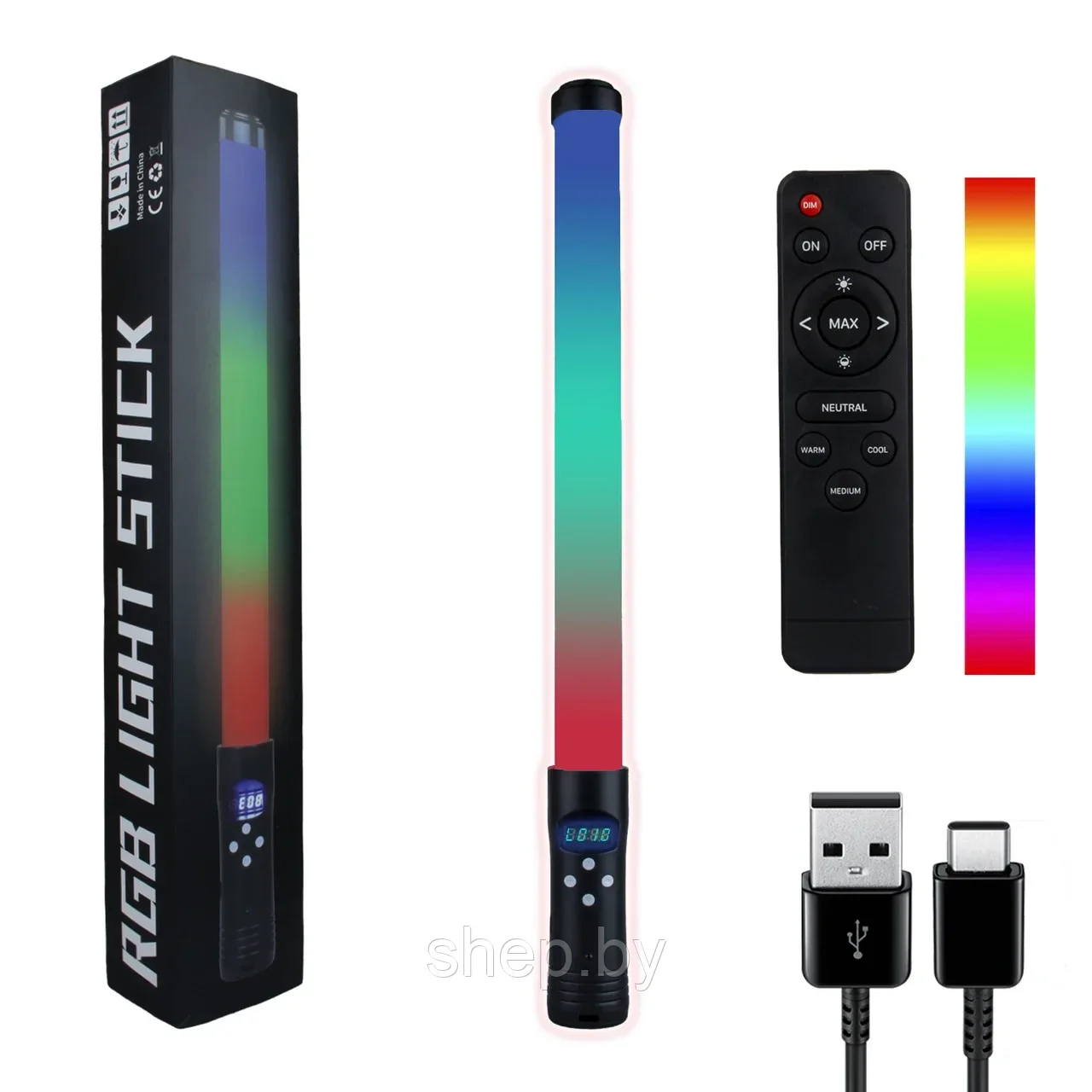 Ручная световая палка RGB Light Stick для фото и видео съемки