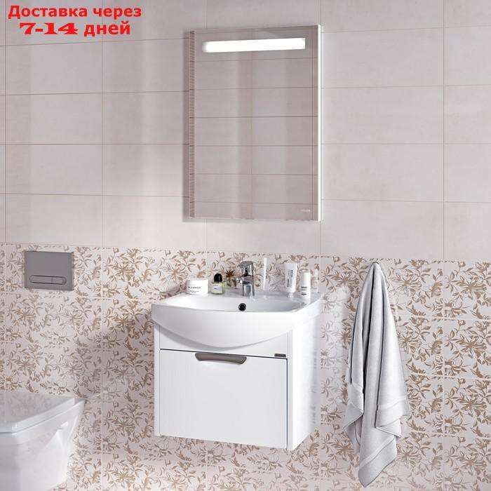 Зеркало Cersanit LED 010 BASE, 40x70 см, с подсветкой - фото 3 - id-p194644627