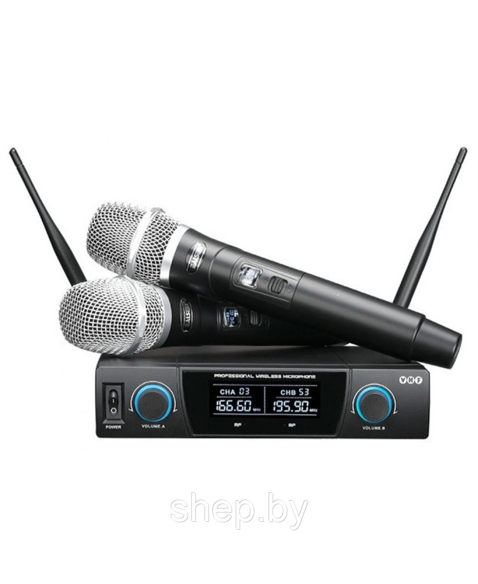 EALSEM ES-888 - вокальная радиосистема с двумя беспроводными микрофонами, UHF - фото 2 - id-p194741786