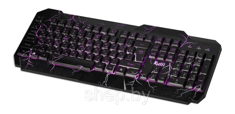 Набор игровой Smartbuy Rush Thunderstorm черный (клавиатура+мышь+коврик) SBC-715714G-K - фото 4 - id-p194741801
