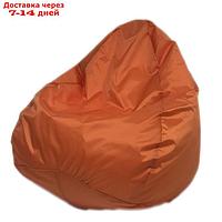 Кресло-мешок "Юниор", ширина 75 см, высота 100 см, оранжевый, рогожка