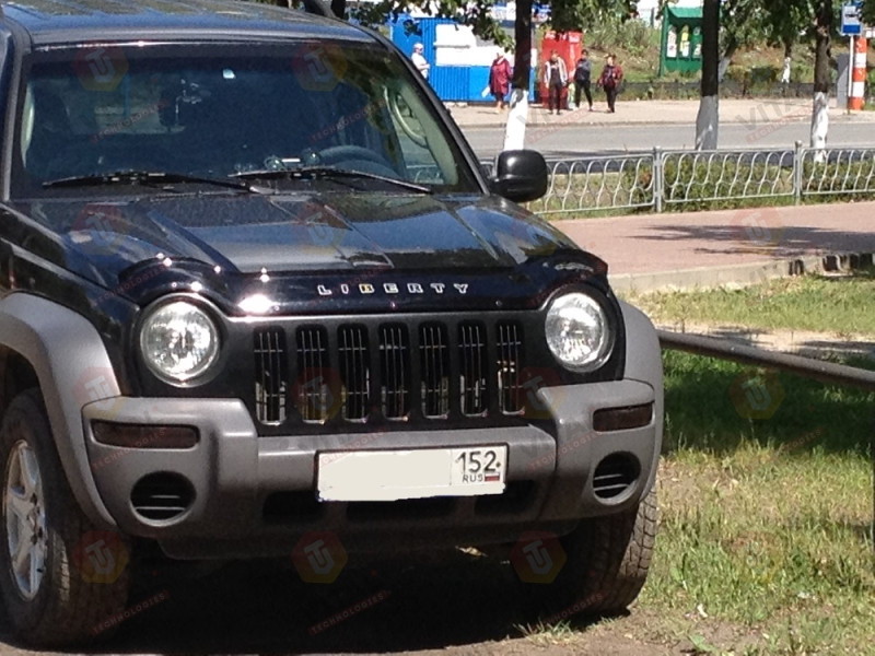 Jeep Liberty (KJ) с 2001-2007 г.в. Дефлектор капота Vital Technologies - фото 1 - id-p149289143