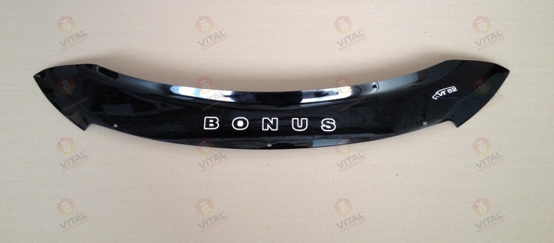 CHERY Bonus 3  (E3)(A19) с 2013 г.в.(короткая) Дефлектор капота Vital Technologies