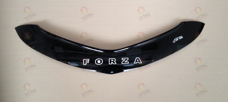 Дефлектор капота ZAZ Forza Liftback (F4) с 2011 г.в.(короткая) VITAL - фото 1 - id-p149518162