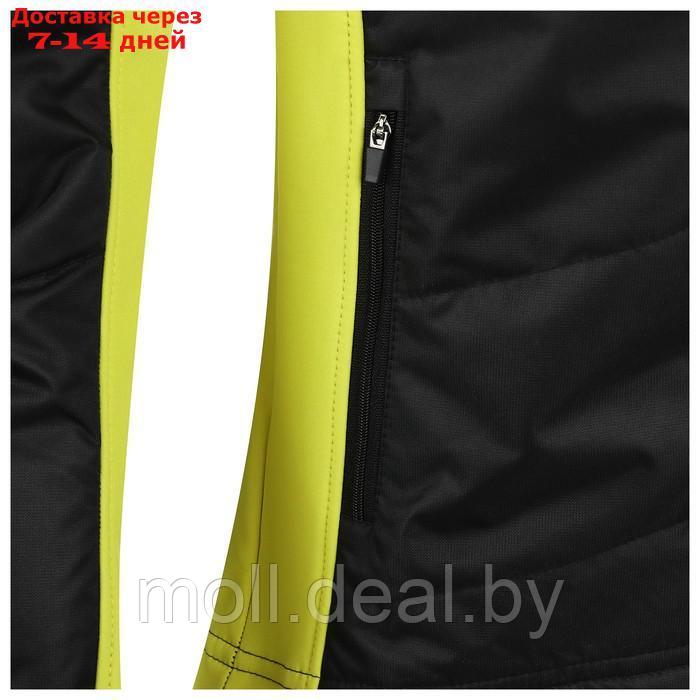 Куртка утеплённая ONLYTOP, black/yellow, размер 48 - фото 4 - id-p194649654