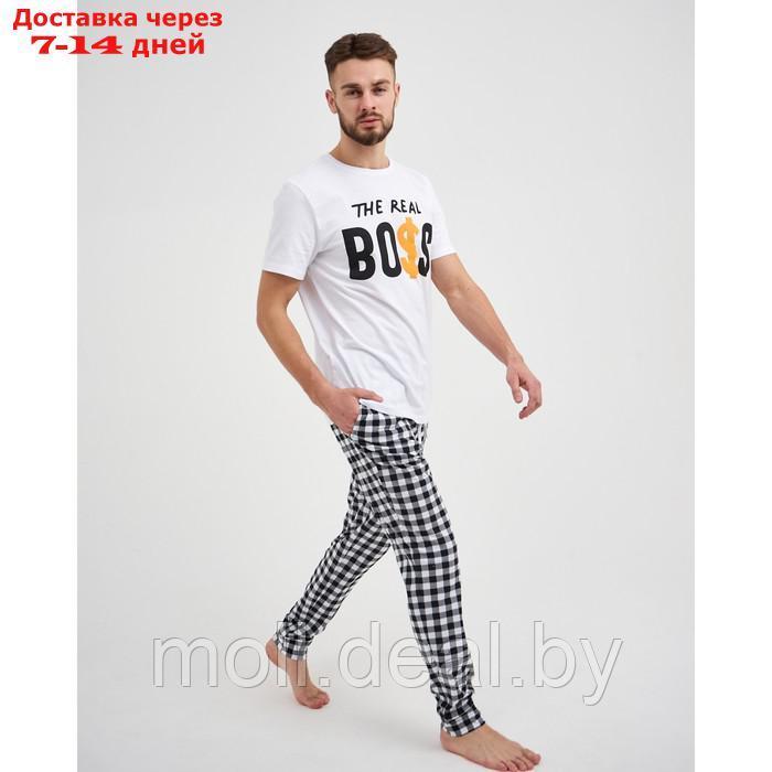 Пижама мужская (футболка и брюки) KAFTAN "Boss" р.56 - фото 4 - id-p194650659