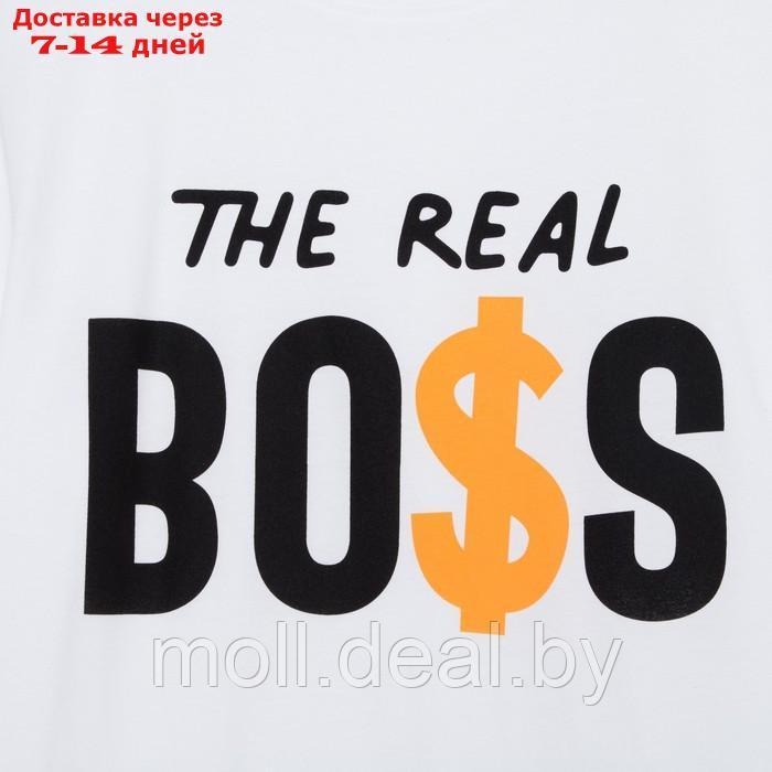Пижама мужская (футболка и брюки) KAFTAN "Boss" р.56 - фото 9 - id-p194650659