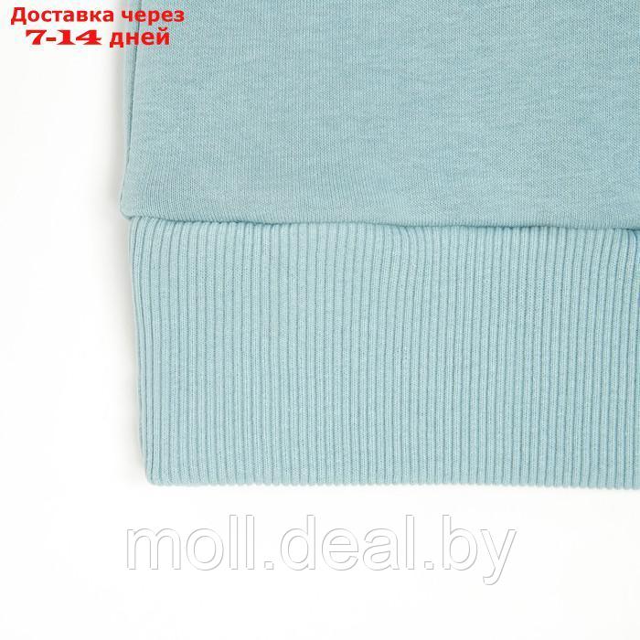Худи женское MINAKU: Casual Collection цвет серо-голубой, р-р 46-48 - фото 2 - id-p194650679