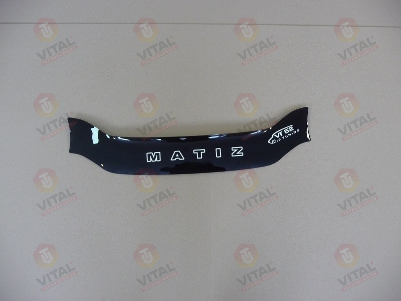 Ravon Matiz с 2015 г.в.( короткий) Дефлектор капота Vital Technologies