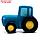 Игрушка для ванны "Синий трактор с улыбкой", 10 см LX-ST200429, фото 2