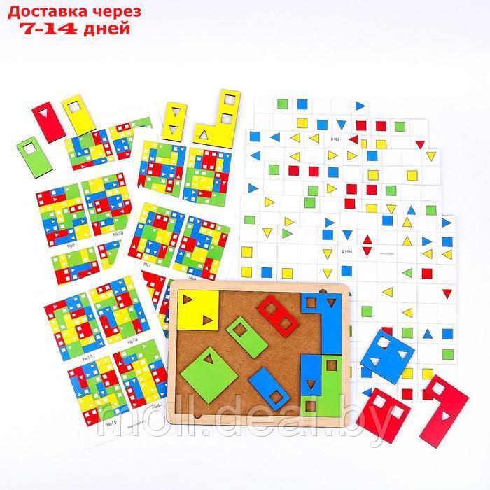 Тетрис с карточками, однотонные детали Т500 - фото 3 - id-p194649872
