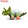 Динозавр "Шестерёнки", свет и звук, работает от батареек, цвет зеленый, фото 2