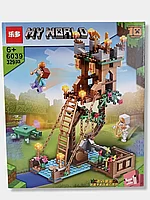 6039 Конструктор My World "Башня на дереве" (аналог Lego Minecraft), 329 деталей, Майнкрафт