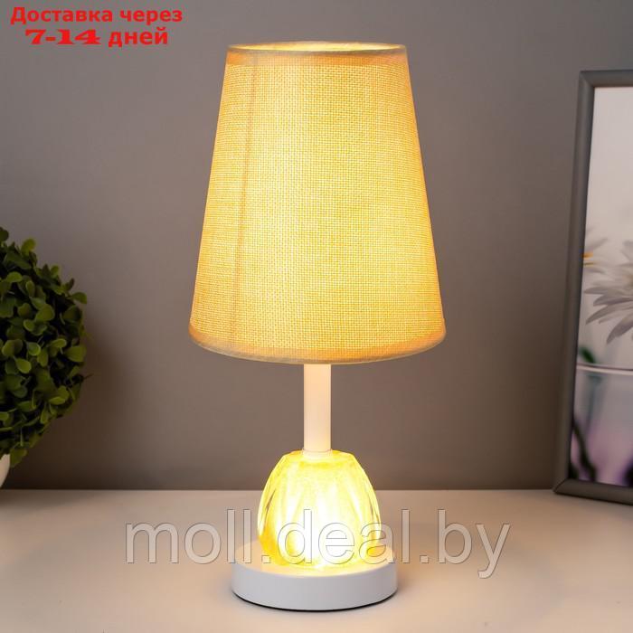 Настольная лампа "Хилтон" E27 40Вт бело-жёлтый 15х15х32 м - фото 2 - id-p194650359