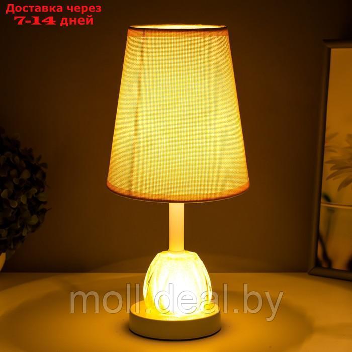 Настольная лампа "Хилтон" E27 40Вт бело-жёлтый 15х15х32 м - фото 3 - id-p194650359