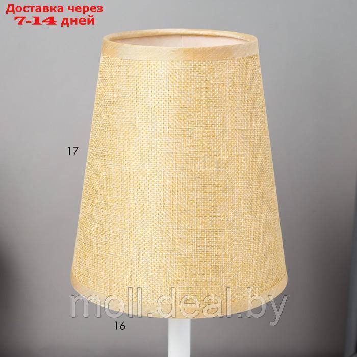Настольная лампа "Хилтон" E27 40Вт бело-жёлтый 15х15х32 м - фото 4 - id-p194650359