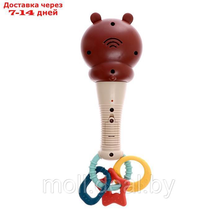 ZABIAKA Музыкальная игрушка "Милый мишка" SL-05942B звук, свет, цвет светло-коричневый - фото 2 - id-p194648459