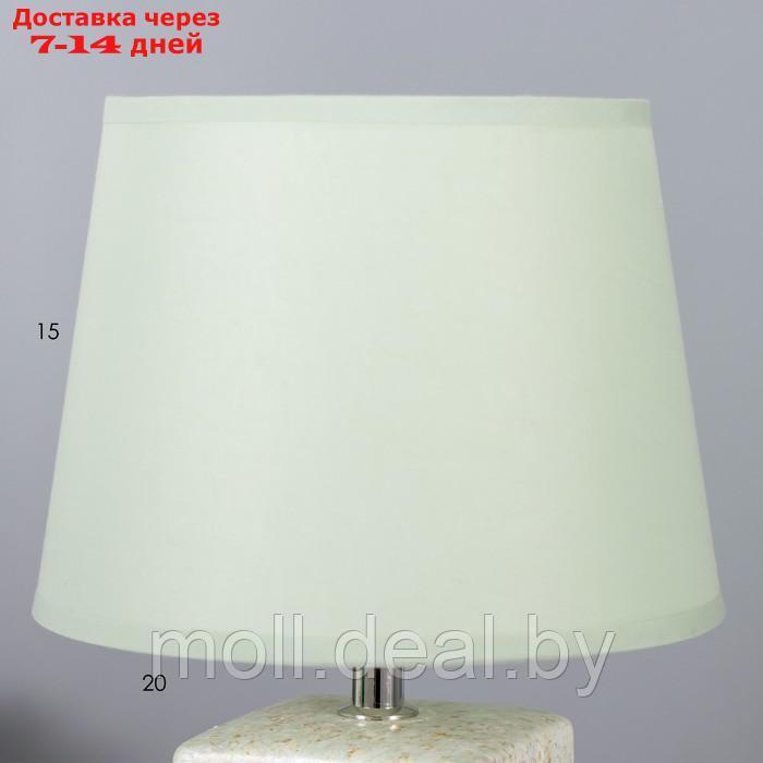 Настольная лампа "Джосин" Е14 40Вт нежно-мятный 20х20х34 см - фото 6 - id-p194649504
