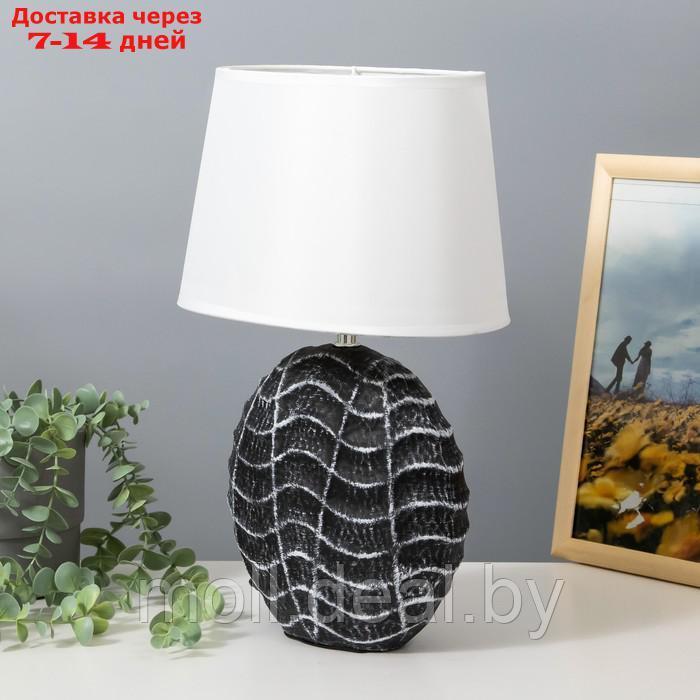 Настольная лампа "Велория" Е14 40Вт серый 18х27х40 см - фото 1 - id-p194649535
