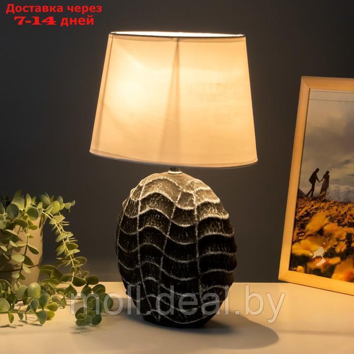 Настольная лампа "Велория" Е14 40Вт серый 18х27х40 см - фото 3 - id-p194649535