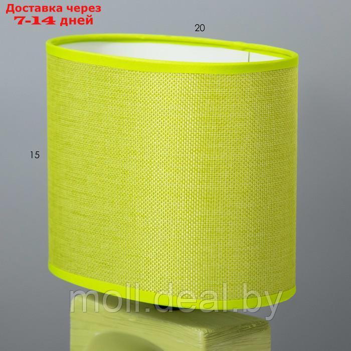 Настольная лампа "Мишель" Е14 40Вт зеленый 12,5х20х27 см - фото 4 - id-p194649552