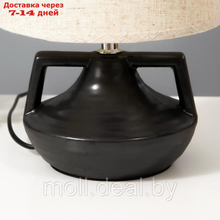 Настольная лампа "Амето" Е27 40Вт черный 20х20х29 см - фото 6 - id-p194649584