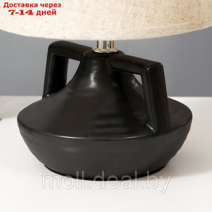 Настольная лампа "Амето" Е27 40Вт черный 20х20х29 см - фото 7 - id-p194649584