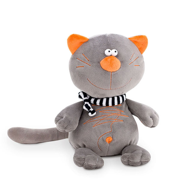 Мягкая игрушка Кот Батон серый 20 см Orange Toys / MC2370/20B - фото 1 - id-p194818120