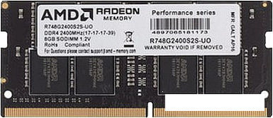 Оперативная память AMD Radeon R7 Performance 8GB DDR4 SODIMM PC4-19200 R748G2400S2S-UO